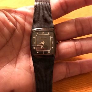 Women’s Skager mesh band watch